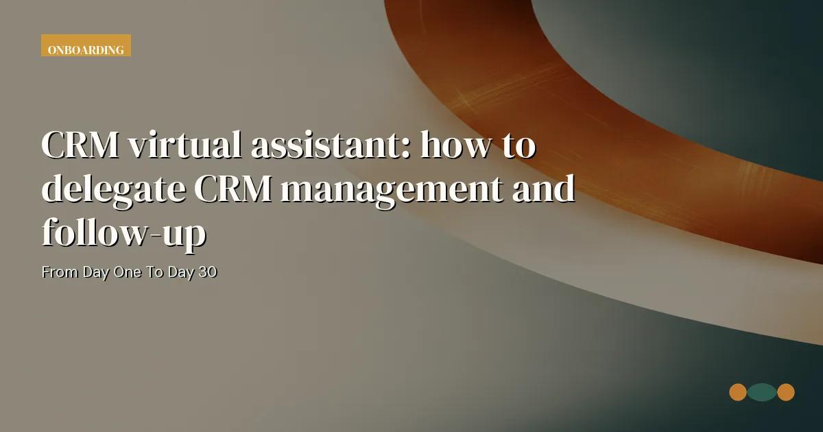 Branded editorial graphic with the headline: Virtual Assistant for Property Management Maintenance Coordination