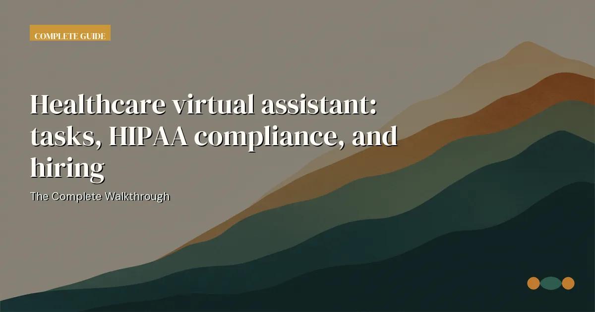Branded editorial graphic with the headline: Healthcare VA Access: Evidence for the HIPAA Minimum-Necessary Standard