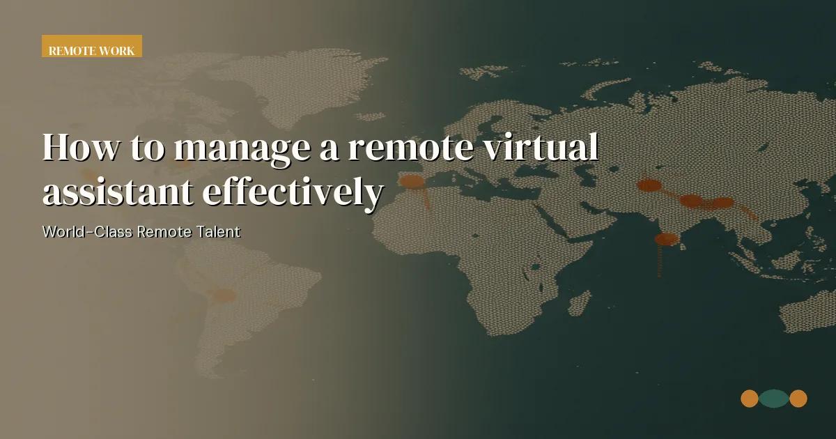 Branded editorial graphic with the headline: Create an Absence Coverage Plan for Virtual Assistants