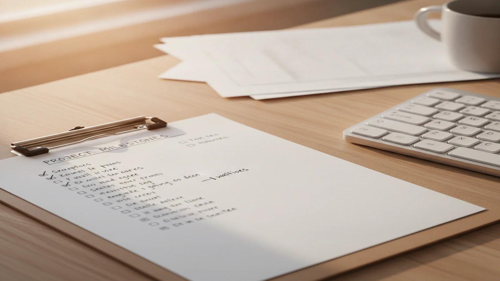 An organised professional workspace showing the kind of environment a well-matched VA creates
